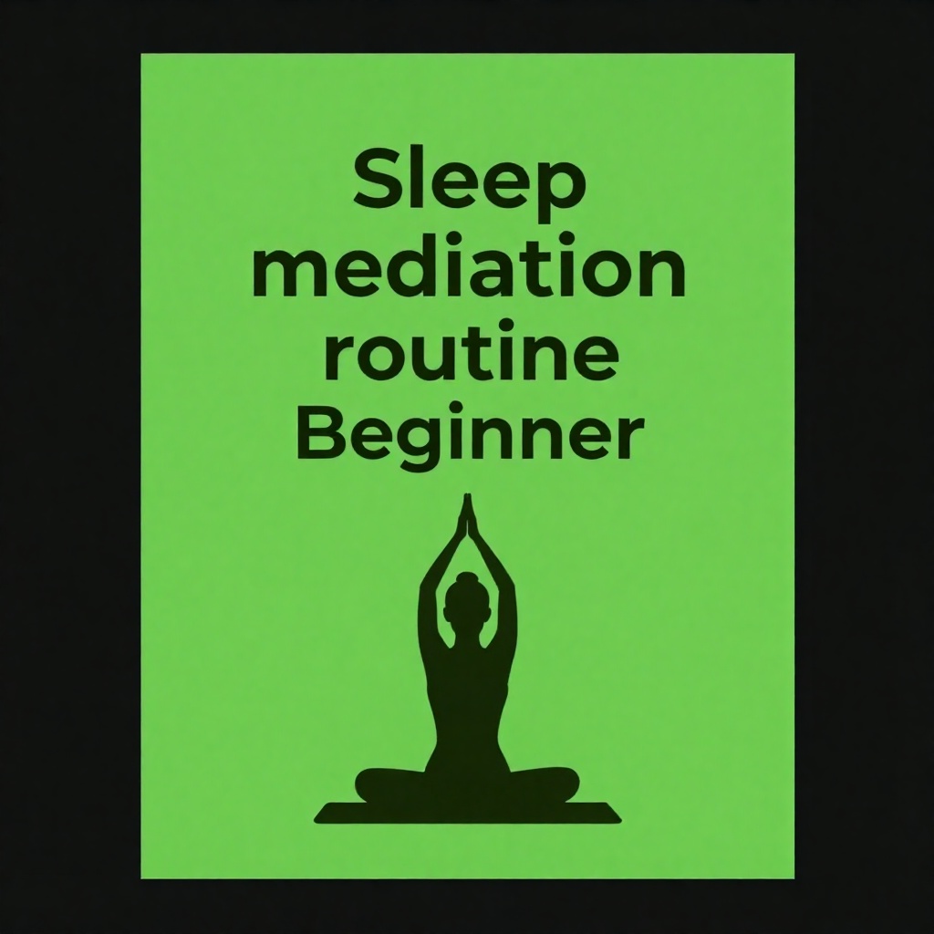 Sleep meditation routine Beginner : understand it easily practical method